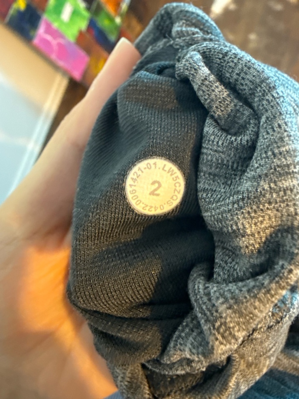 lululemon athletica Charcoal Gray High-Waist Leggings - Picture 3 of 3